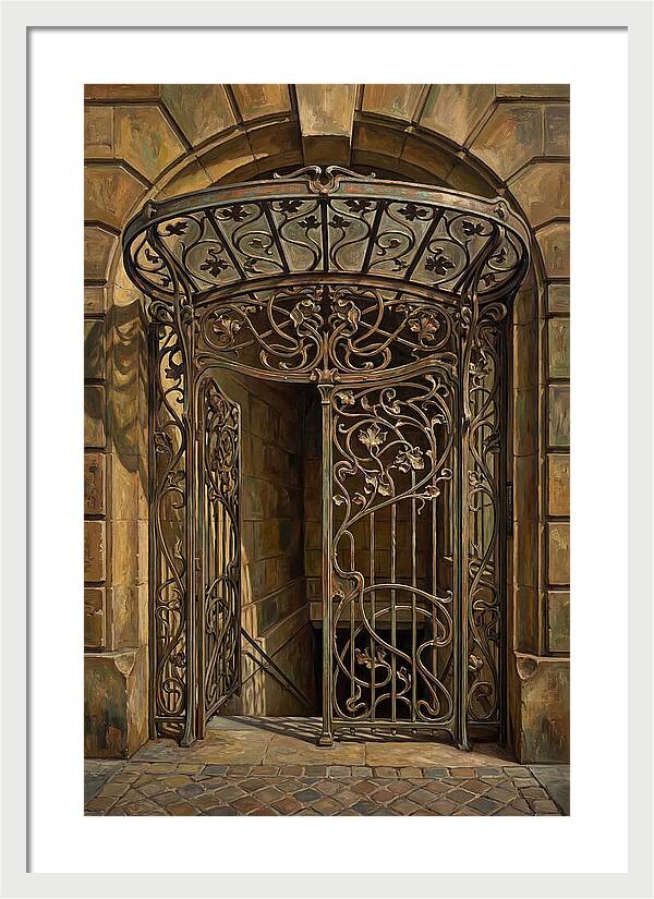 Art Nouveau Metro Entrance