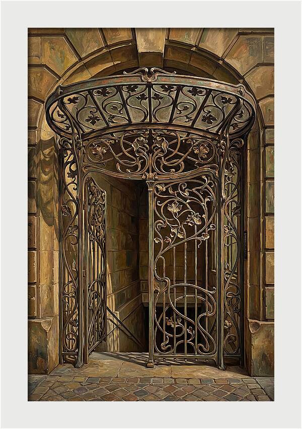 Art Nouveau Metro Entrance