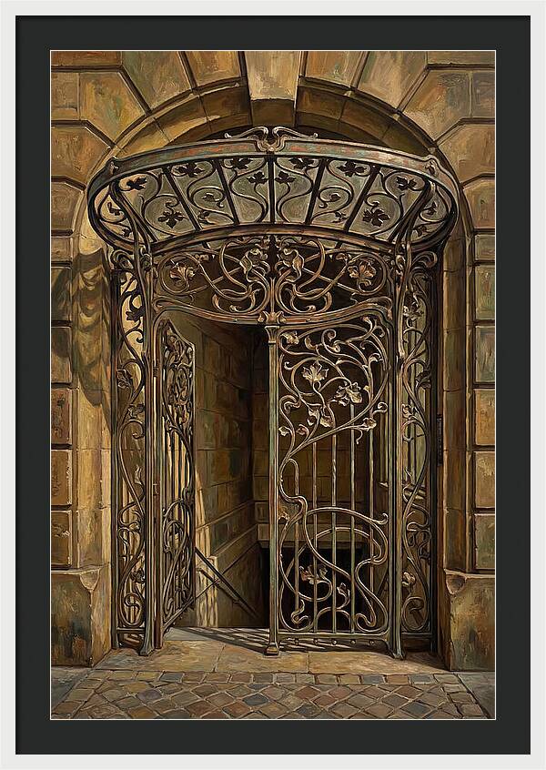 Art Nouveau Metro Entrance