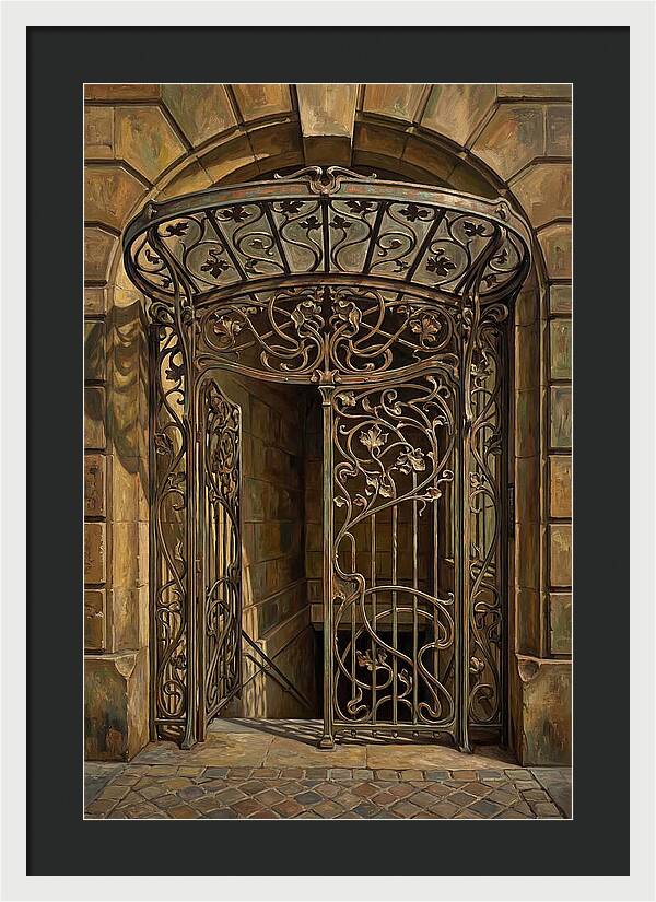 Art Nouveau Metro Entrance