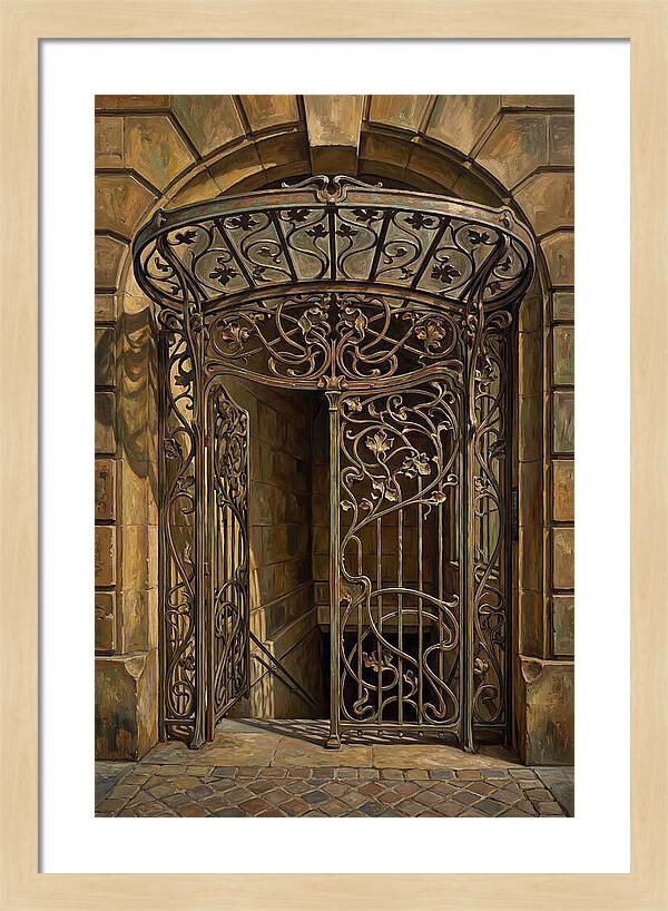 Art Nouveau Metro Entrance