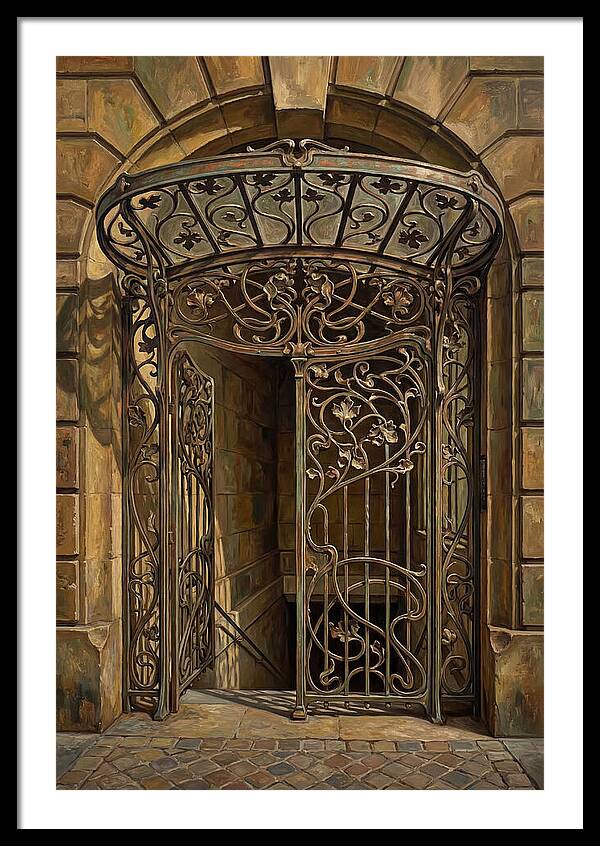 Art Nouveau Metro Entrance