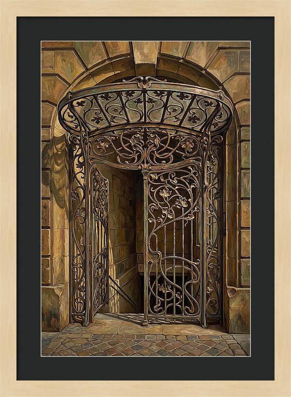Art Nouveau Metro Entrance