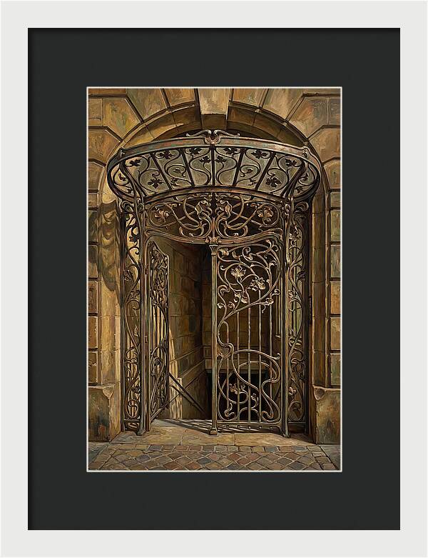 Art Nouveau Metro Entrance