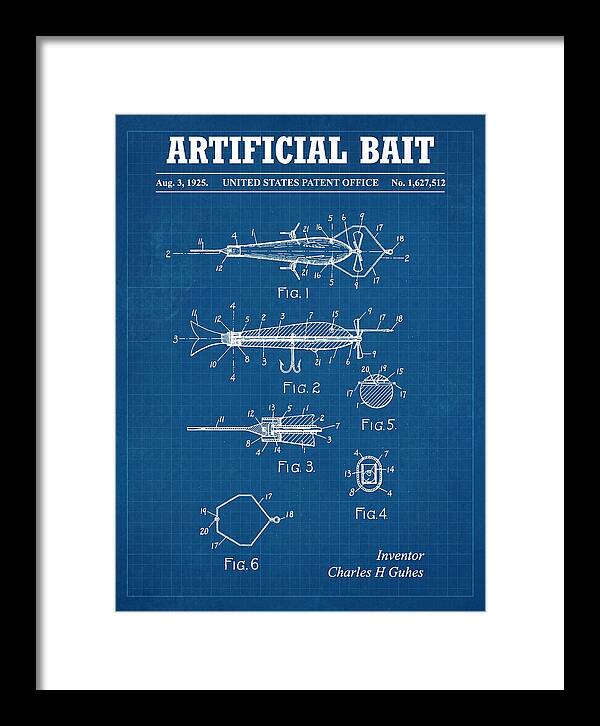 Artificial Bait Blueprint Patent Us1627512a