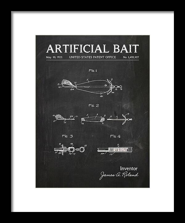 Artificial Bait Chalkboard Patent Us1495927a