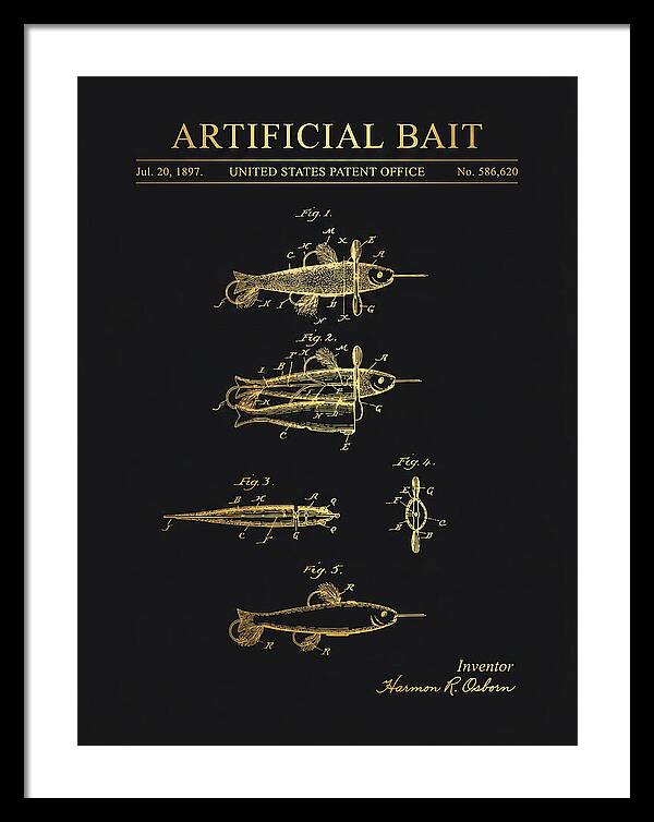 Artificial Bait Gold Patent Us586620a