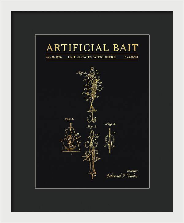 Artificial Bait Gold Patent Us632554a