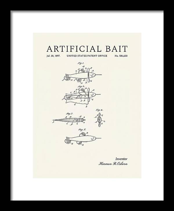 Artificial Bait Minimalist Patent Us586620a