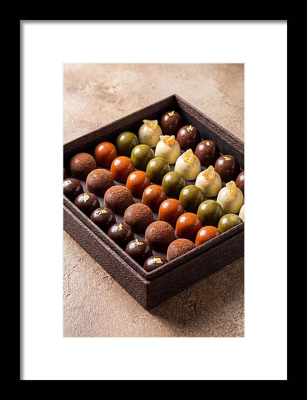 Artisan Chocolate Bonbons Display
