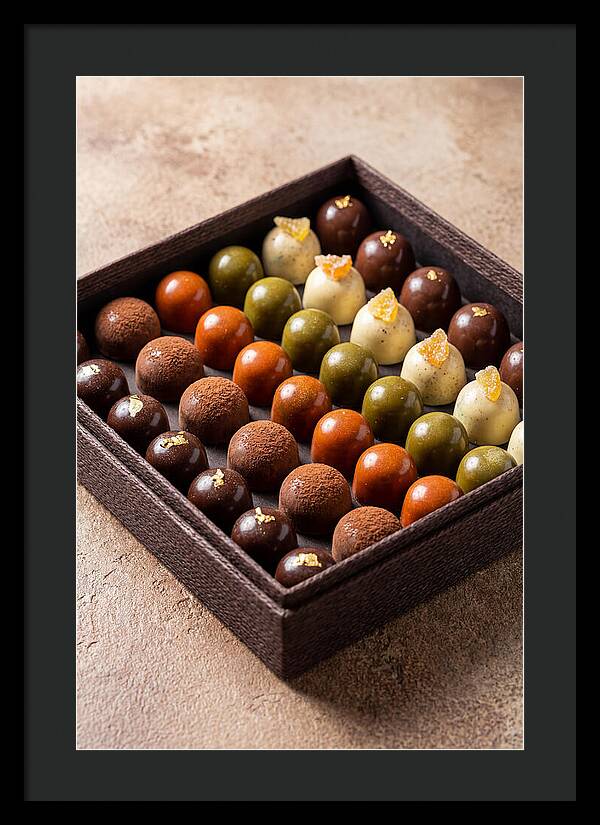 Artisan Chocolate Bonbons Display