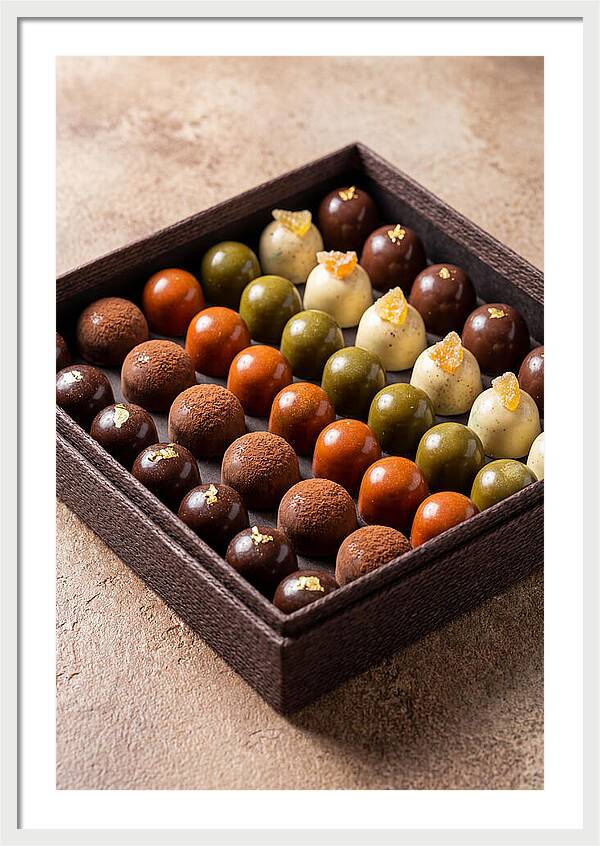 Artisan Chocolate Bonbons Display