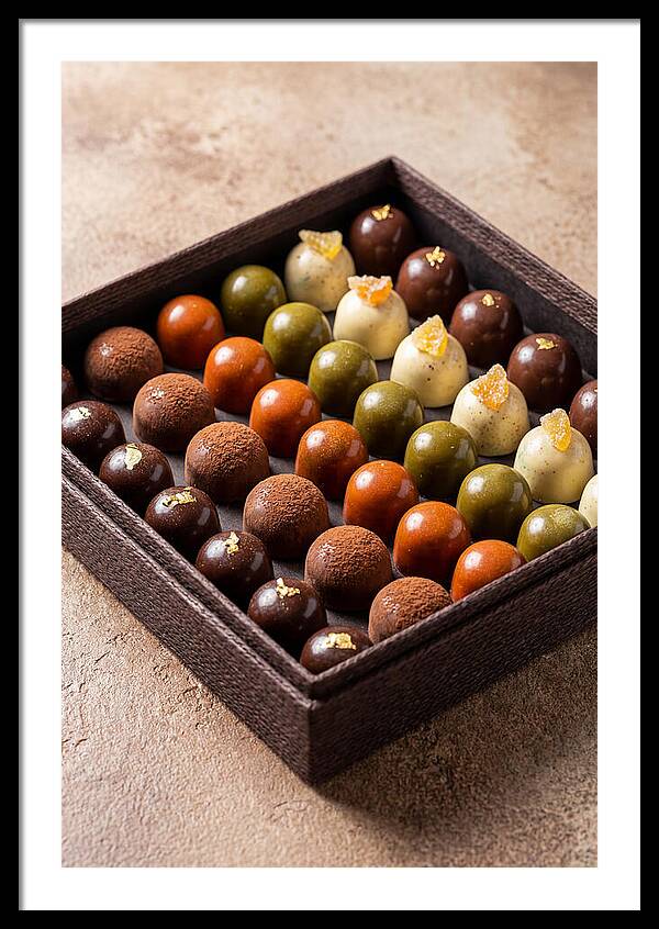 Artisan Chocolate Bonbons Display