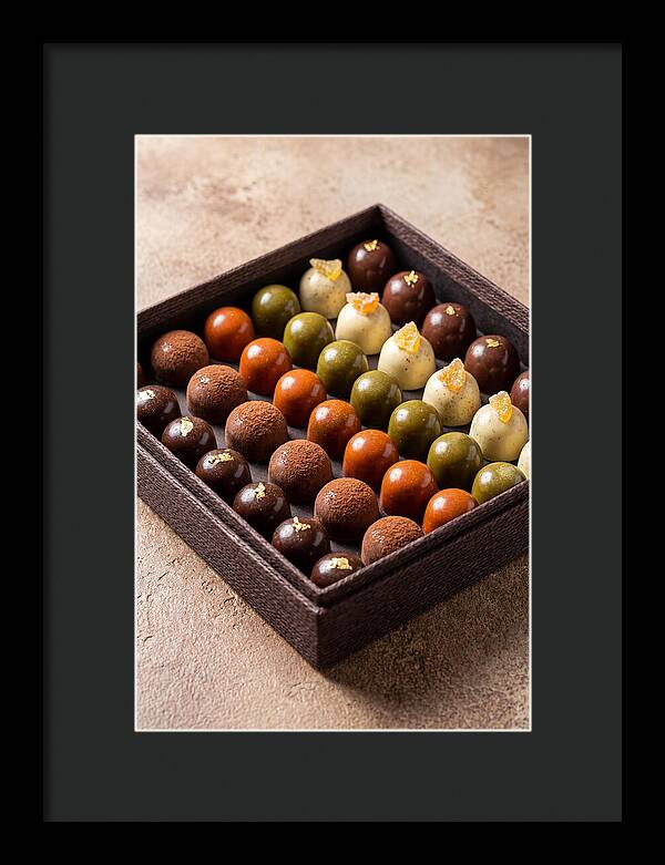Artisan Chocolate Bonbons Display