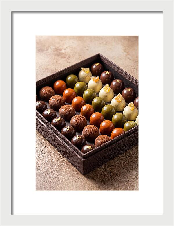 Artisan Chocolate Bonbons Display