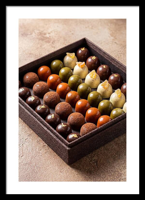 Artisan Chocolate Bonbons Display