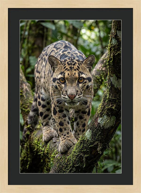Asian Clouded Leopard Close Up
