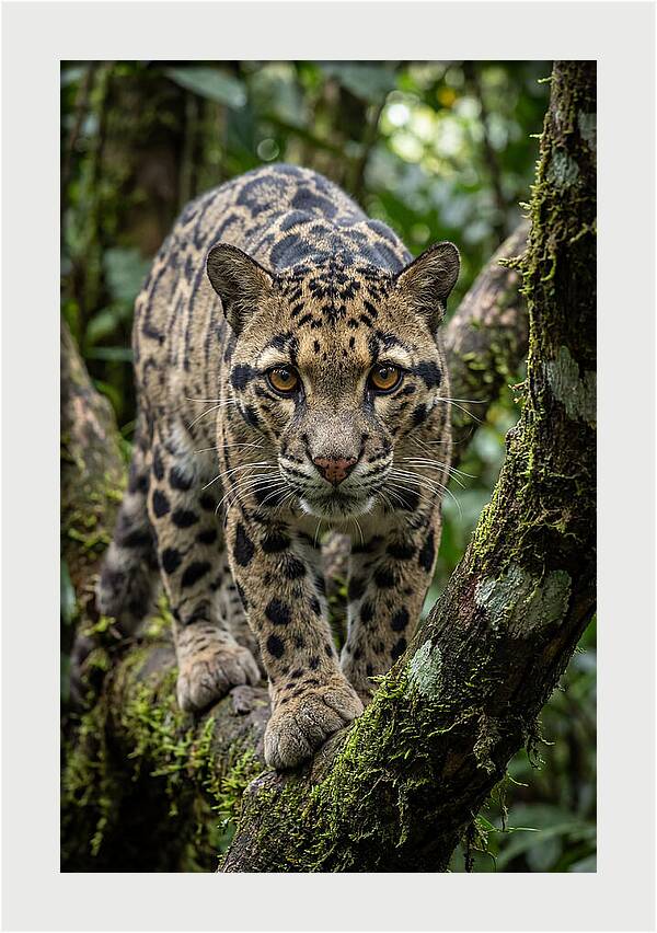 Asian Clouded Leopard Close Up