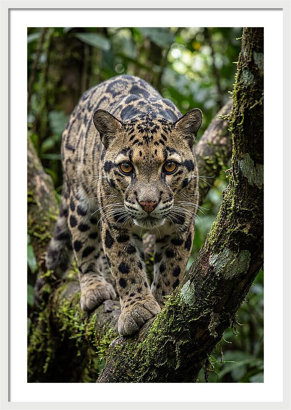 Asian Clouded Leopard Close Up
