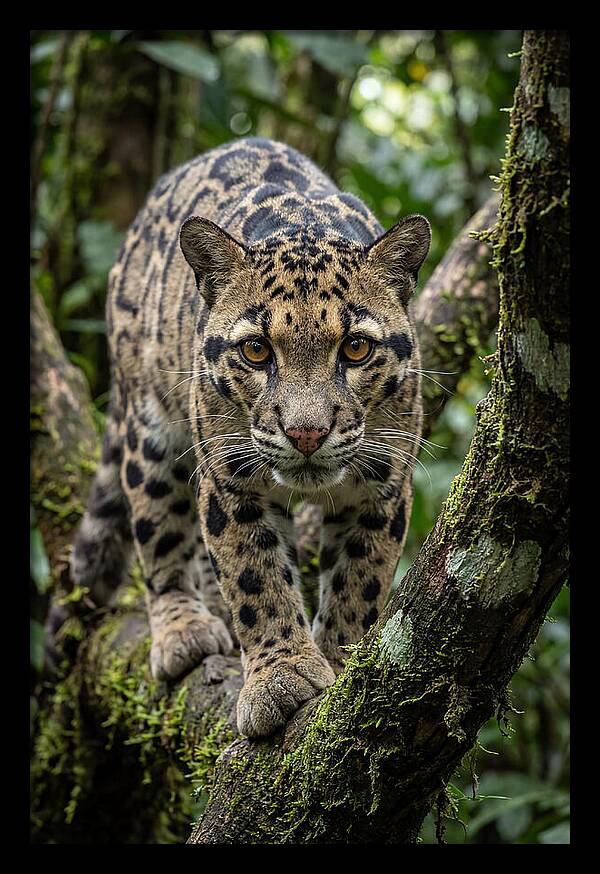 Asian Clouded Leopard Close Up