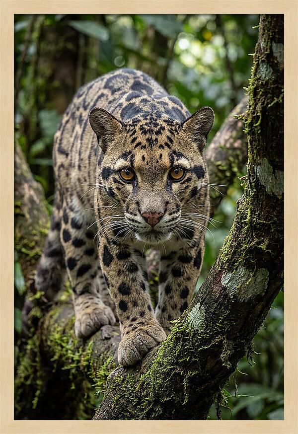 Asian Clouded Leopard Close Up