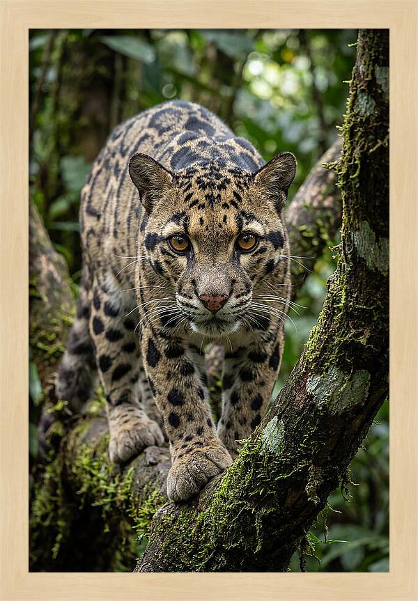 Asian Clouded Leopard Close Up