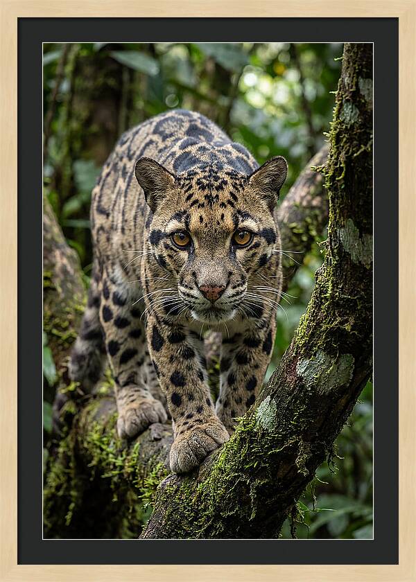 Asian Clouded Leopard Close Up