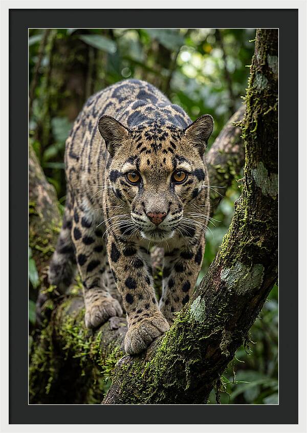 Asian Clouded Leopard Close Up