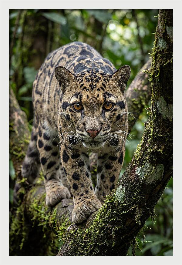 Asian Clouded Leopard Close Up