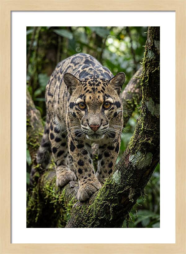 Asian Clouded Leopard Close Up