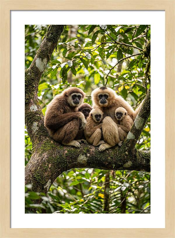 Asian Gibbon Family Gathering