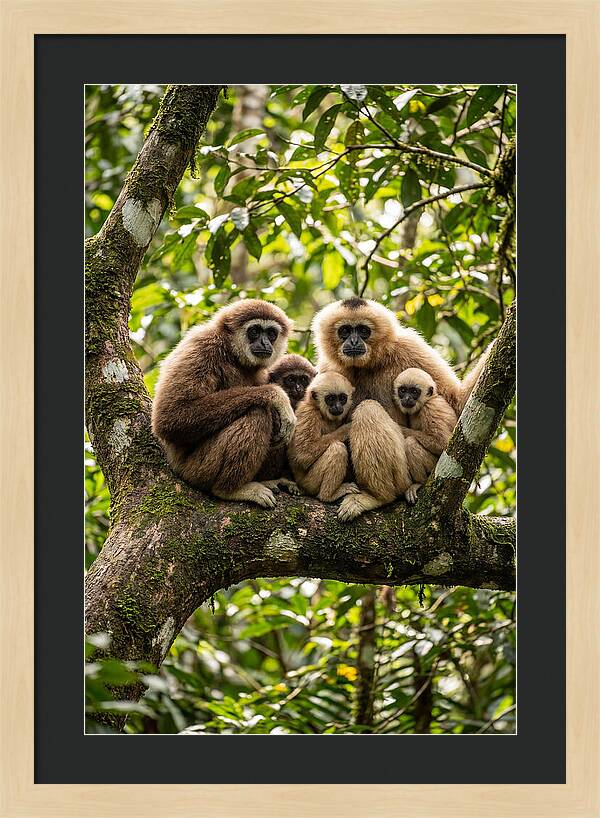Asian Gibbon Family Gathering