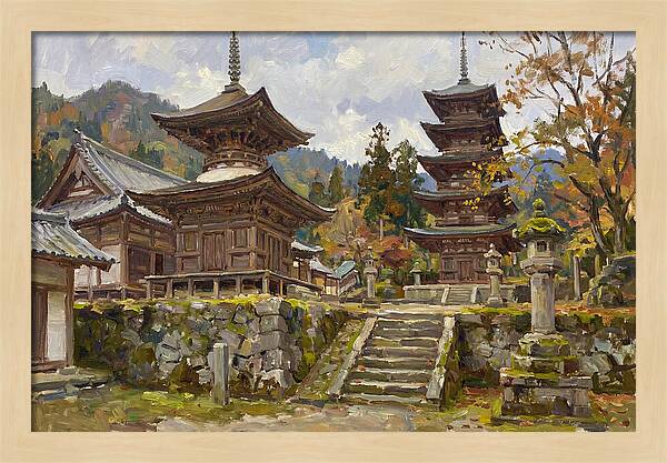 Asian Temple Serenity