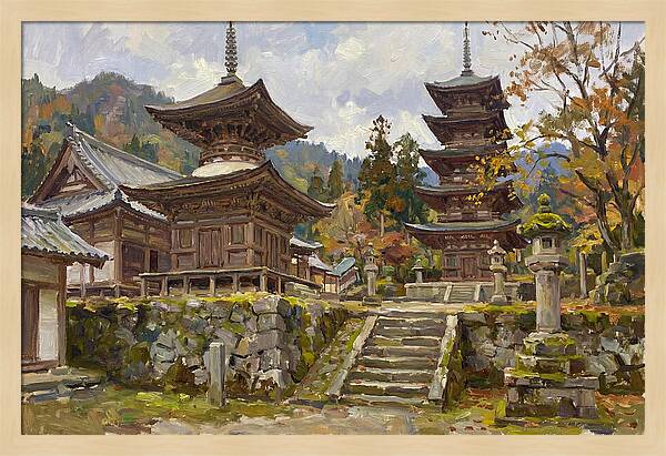 Asian Temple Serenity