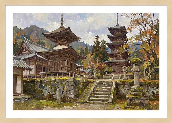 Asian Temple Serenity