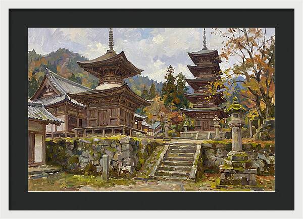 Asian Temple Serenity