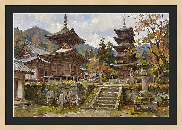 Asian Temple Serenity