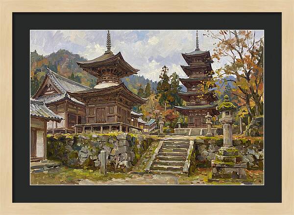 Asian Temple Serenity