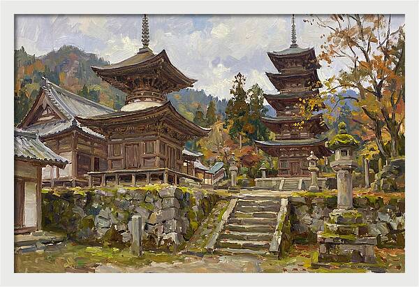 Asian Temple Serenity