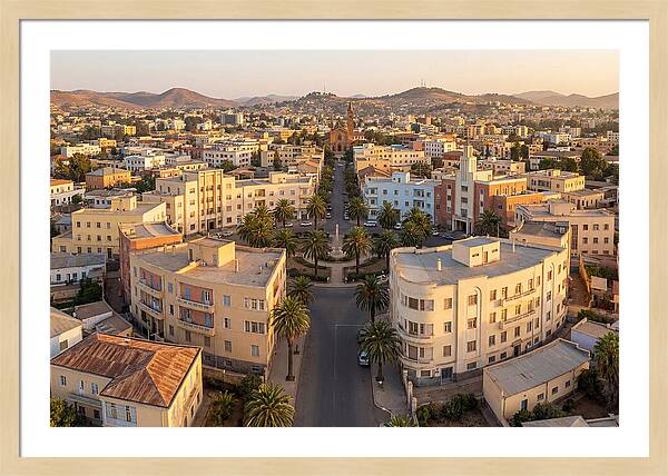 Asmara Art Deco Cityscape