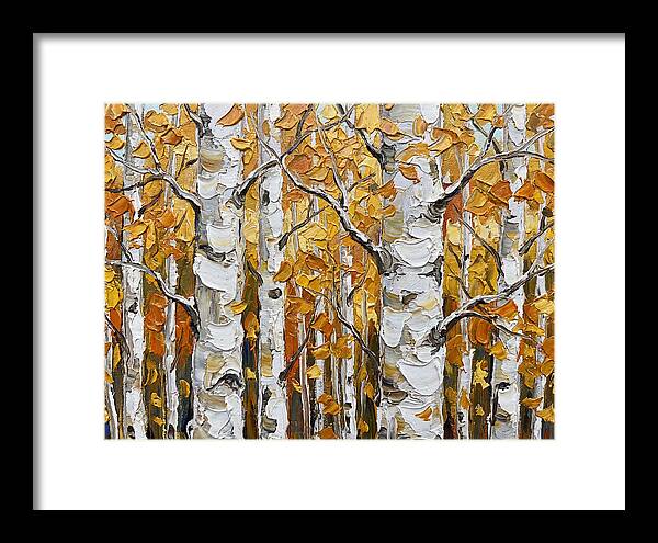Aspen Grove In Autumn