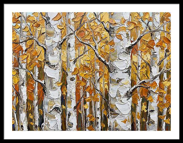 Aspen Grove In Autumn