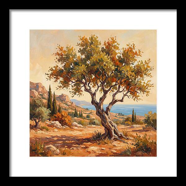 Aspen Tree By The Mediterranean