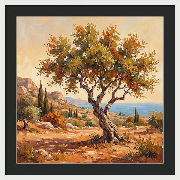 Aspen Tree By The Mediterranean