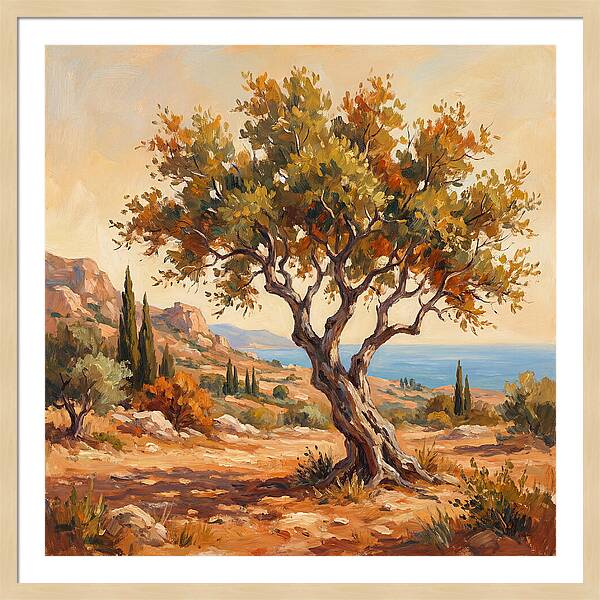 Aspen Tree By The Mediterranean
