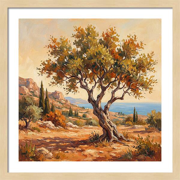 Aspen Tree By The Mediterranean