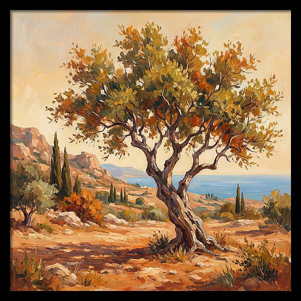 Aspen Tree By The Mediterranean