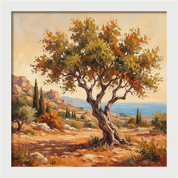 Aspen Tree By The Mediterranean