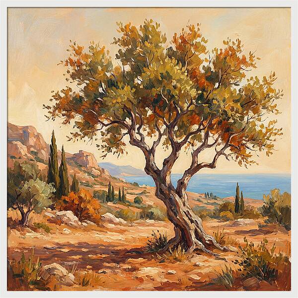 Aspen Tree By The Mediterranean