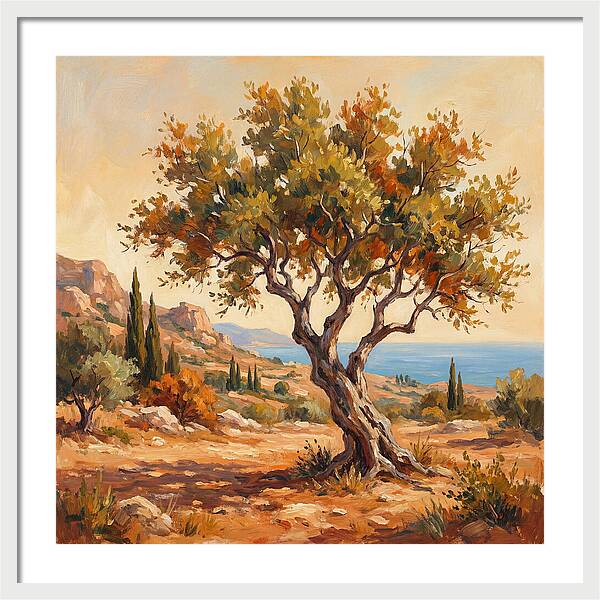 Aspen Tree By The Mediterranean